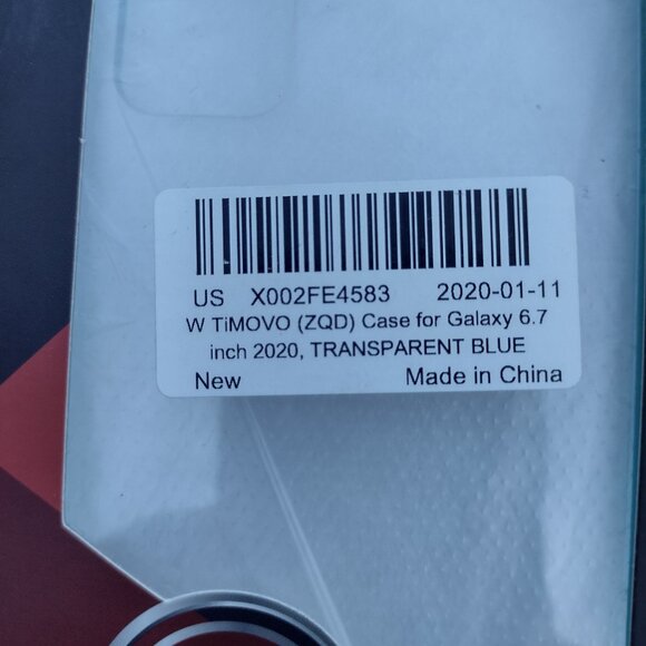 Clear and Light Blue Timovo Protective Phone Case for Samsung G - Picture 7 of 7